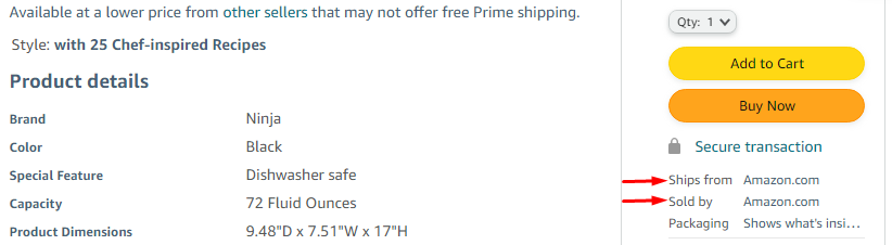 Amazon itself the seller